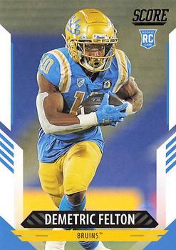 #319 Demetric Felton - UCLA Bruins - 2021 Score Football