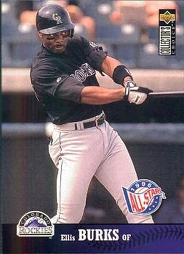 #319 Ellis Burks - Colorado Rockies - 1997 Collector's Choice Baseball