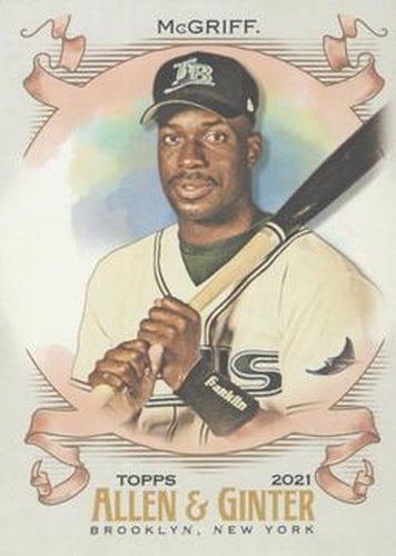 #319 Fred McGriff - Tampa Bay Devil Rays - 2021 Topps Allen & Ginter Baseball