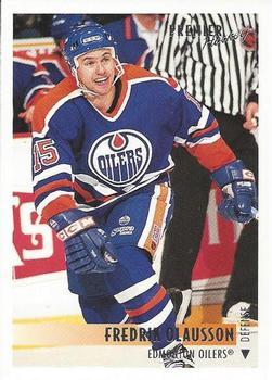 #319 Fredrik Olausson - Edmonton Oilers - 1994-95 Topps Premier Hockey