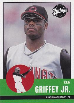#319 Ken Griffey Jr. - Cincinnati Reds - 2001 Upper Deck Vintage Baseball