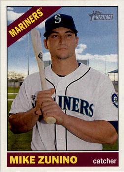 #319 Mike Zunino - Seattle Mariners - 2015 Topps Heritage Baseball