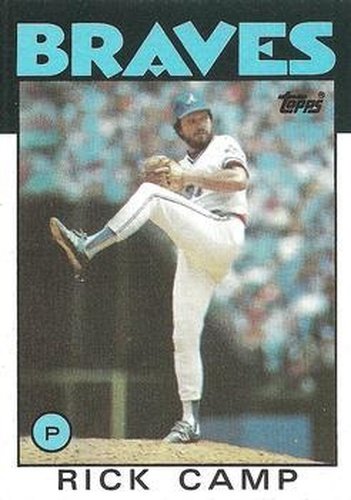 #319 Rick Camp - Atlanta Braves - 1986 Topps Baseball