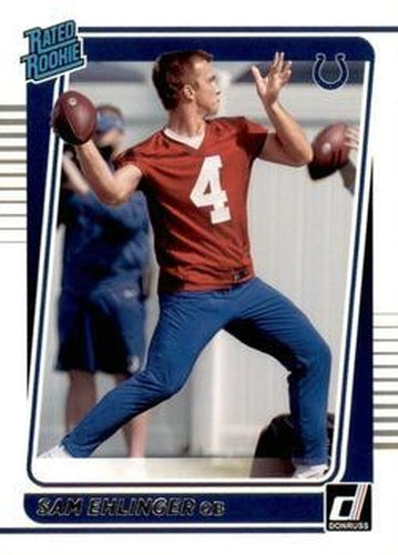 #319 Sam Ehlinger - Indianapolis Colts - 2021 Donruss Football