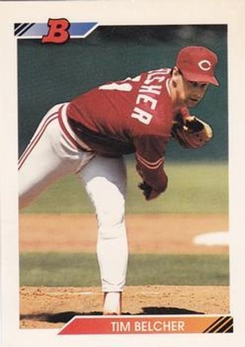 #319 Tim Belcher - Cincinnati Reds - 1992 Bowman Baseball