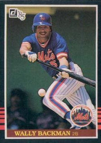 #319 Wally Backman - New York Mets - 1985 Donruss Baseball