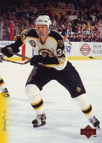 #319 Rick Zombo - Boston Bruins - 1995-96 Upper Deck Hockey