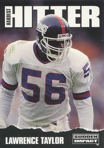 #319 Lawrence Taylor - New York Giants - 1992 SkyBox Impact Football