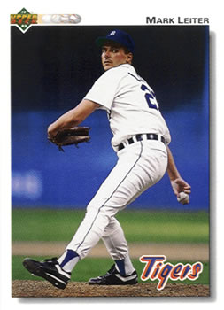 #319 Mark Leiter - Detroit Tigers - 1992 Upper Deck Baseball