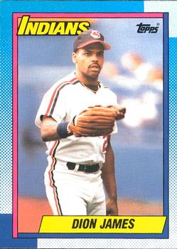 #319 Dion James - Cleveland Indians - 1990 O-Pee-Chee Baseball