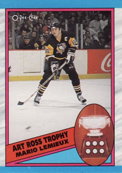 #319 Mario Lemieux - Pittsburgh Penguins - 1989-90 O-Pee-Chee Hockey