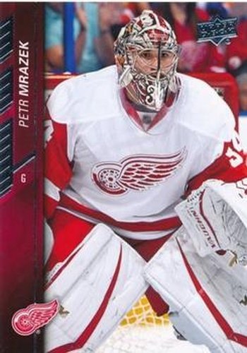 #319 Petr Mrazek - Detroit Red Wings - 2015-16 Upper Deck Hockey