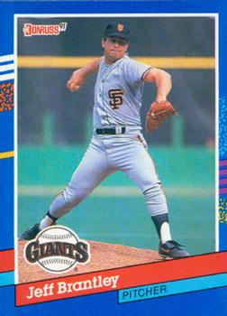 #319 Jeff Brantley - San Francisco Giants - 1991 Donruss Baseball
