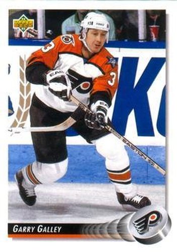 #319 Garry Galley - Philadelphia Flyers - 1992-93 Upper Deck Hockey