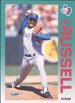 #319 Jeff Russell - Texas Rangers - 1992 Fleer Baseball