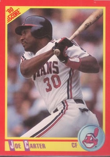 #319 Joe Carter - Cleveland Indians - 1990 Score Baseball