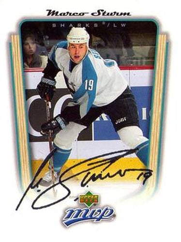 #319 Marco Sturm - San Jose Sharks - 2005-06 Upper Deck MVP Hockey