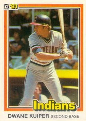 #319a Duane Kuiper - Cleveland Indians - 1981 Donruss Baseball