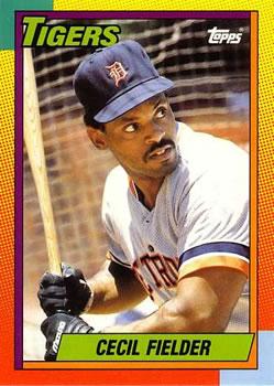 #31T Cecil Fielder - Detroit Tigers - 1990 Topps Traded Baseball