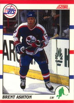 #31 Brent Ashton - Winnipeg Jets - 1990-91 Score Canadian Hockey
