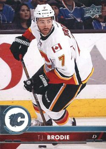#31 T.J. Brodie - Calgary Flames - 2017-18 Upper Deck Hockey