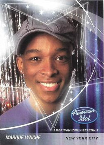 #31 Marque Lynche - New York City - 2004 Fleer American Idol Season 3