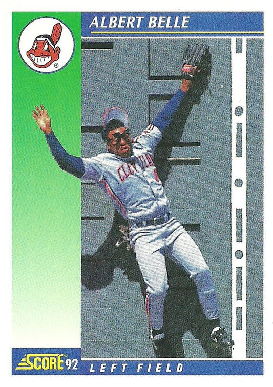 #31 Albert Belle - Cleveland Indians - 1992 Score Baseball