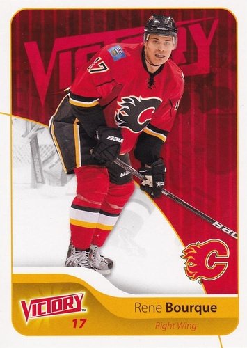#31 Rene Bourque - Calgary Flames - 2011-12 Upper Deck Victory Hockey