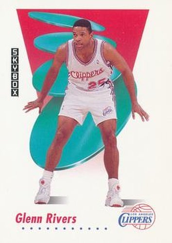 #631 Glenn Rivers - Los Angeles Clippers - 1991-92 SkyBox Basketball