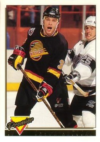 #31 Shawn Antoski - Vancouver Canucks - 1993-94 O-Pee-Chee Premier Hockey - Gold