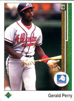 #431 Gerald Perry - Atlanta Braves - 1989 Upper Deck Baseball