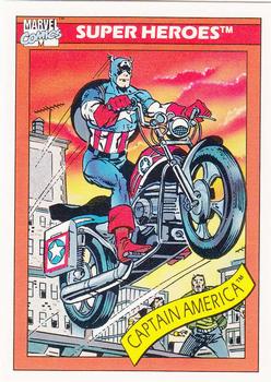 #31 Captain America - 1990 Impel Marvel Universe