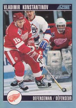 #31 Vladimir Konstantinov - Detroit Red Wings - 1992-93 Score Canadian Hockey