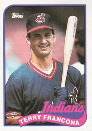 #31 Terry Francona - Cleveland Indians - 1989 Topps Baseball