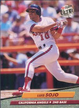 #31 Luis Sojo - California Angels - 1992 Ultra Baseball