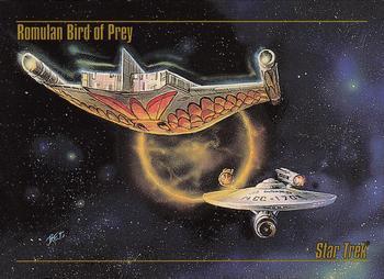 #31 Romulan Bird of Prey - 1993 SkyBox Star Trek Master Series
