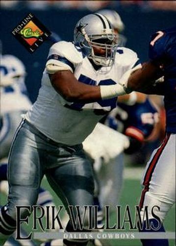#31 Erik Williams - Dallas Cowboys - 1994 Pro Line Live Football