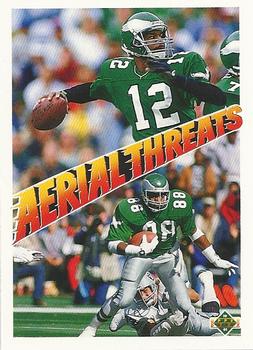 #31 Randall Cunningham / Keith Jackson - Philadelphia Eagles - 1991 Upper Deck Football