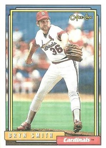 #31 Bryn Smith - St. Louis Cardinals - 1992 O-Pee-Chee Baseball