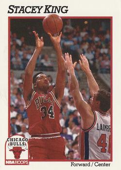 #31 Stacey King - Chicago Bulls - 1991-92 Hoops Basketball