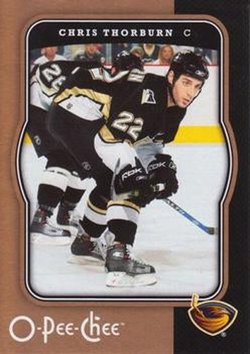 #31 Chris Thorburn - Atlanta Thrashers - 2007-08 O-Pee-Chee Hockey