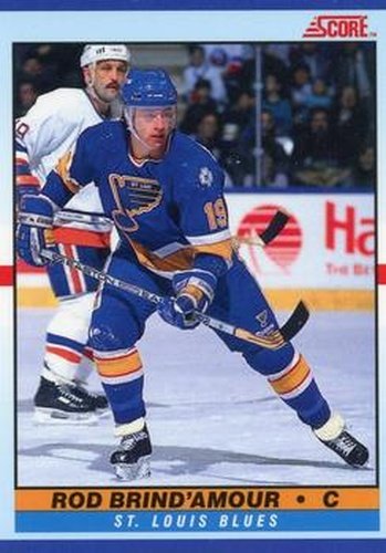 #31 Rod Brind'Amour - St. Louis Blues - 1990-91 Score Young Superstars Hockey
