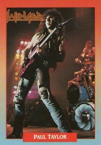#31 Paul Taylor - 1991 Brockum Rock Cards
