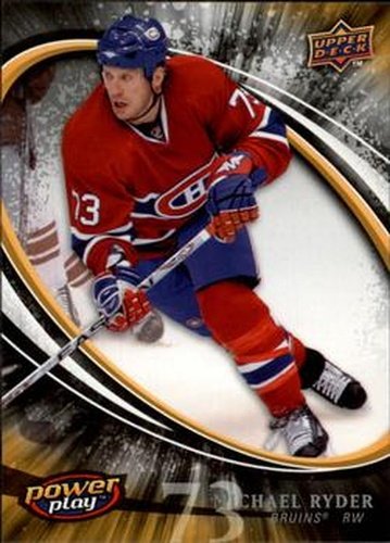 #31 Michael Ryder - Boston Bruins - 2008-09 Upper Deck Power Play Box Set Hockey