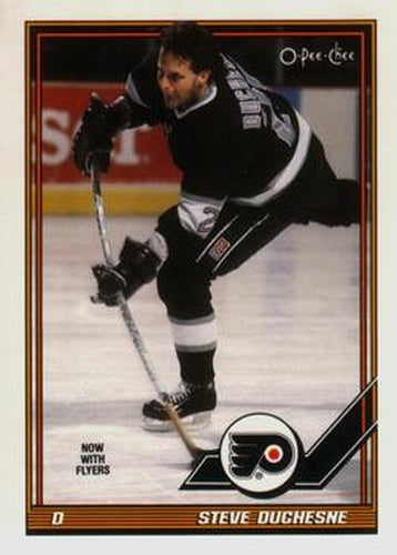 #31 Steve Duchesne - Philadelphia Flyers - 1991-92 O-Pee-Chee Hockey