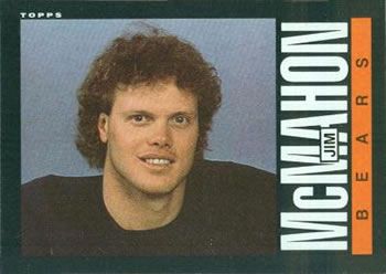 #31 Jim McMahon - Chicago Bears - 1985 Topps Football