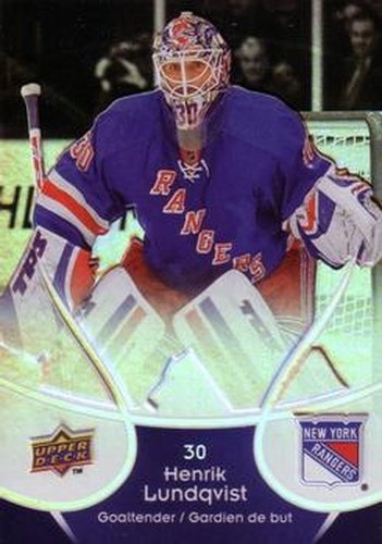 #31 Henrik Lundqvist - New York Rangers - 2009-10 Upper Deck McDonald's Hockey