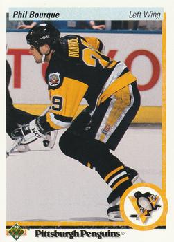 #31 Phil Bourque - Pittsburgh Penguins - 1990-91 Upper Deck Hockey