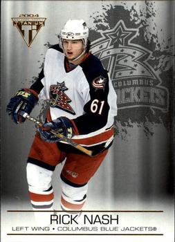 #31 Rick Nash - Columbus Blue Jackets - 2003-04 Pacific Private Stock Titanium Hockey