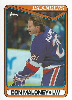 #31 Don Maloney - New York Islanders - 1990-91 Topps Hockey